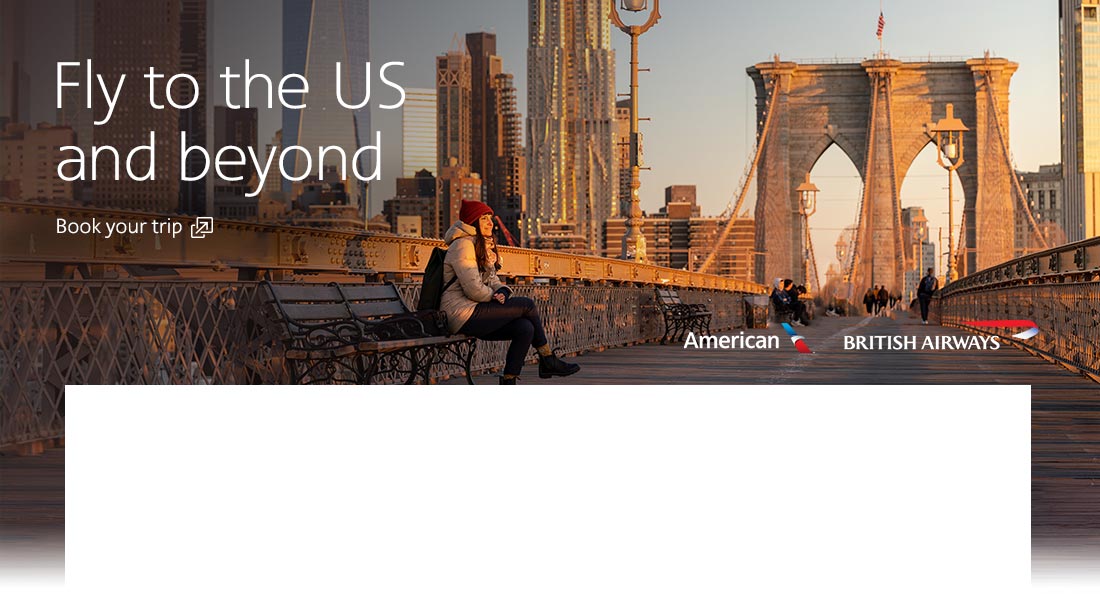 Fly to the US and beyond